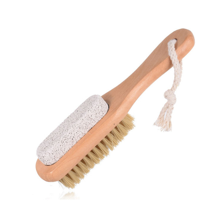 Hot Selling 2 in 1 Foot Massage Brush Spa Exfoliationing Clean Pumice Brush