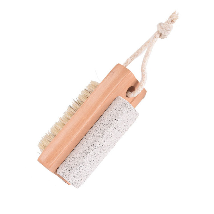 Hot Selling 2 in 1 Foot Massage Brush Spa Exfoliationing Clean Pumice Brush