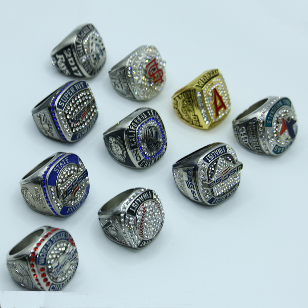 DAIHE Custom Youth Softball Championship Rings Adult Men Baseball Championship Ring