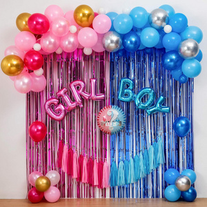 Boy Or Girl Gender Reveal Party Decoration Sets Balloons Arch Garland Kit For Baby Shower Kids Boy Girls Birthday Party Supplies