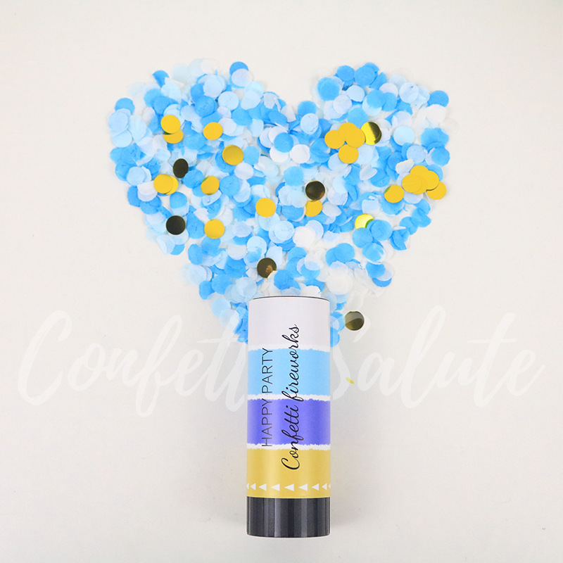 DAMAI Hand-Held Firework Tube Small Salute for Wedding Supplies Bar Birthday Party Opening Celebration Confetti Cannon Supplies