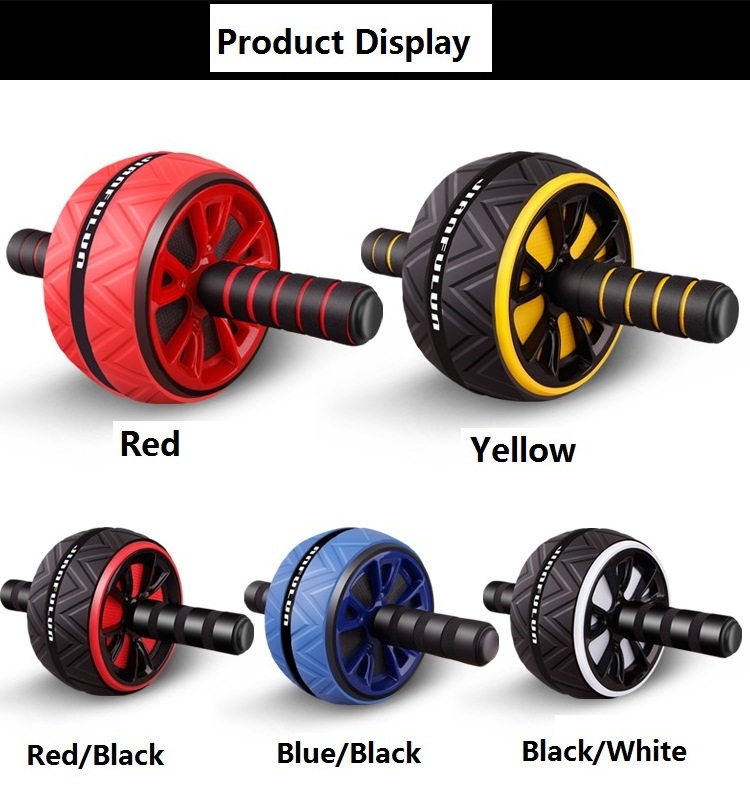 hot selling High Quality Noise free non-slip ab wheel roller 6 in 1 ab wheel roller kit with ab mat fitness exerciser abs roller