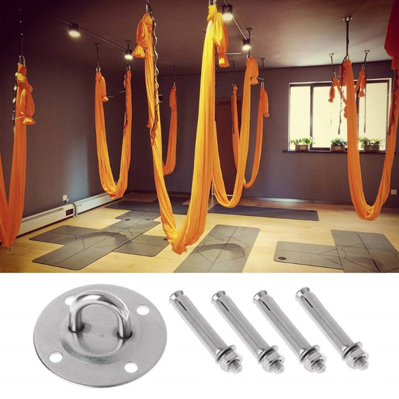 Stainless Steel Suspension Hammock Mount Ceiling Hooks Bracket Swing Kit Hangers For Hammock Aerial Yoga Hanging Chair