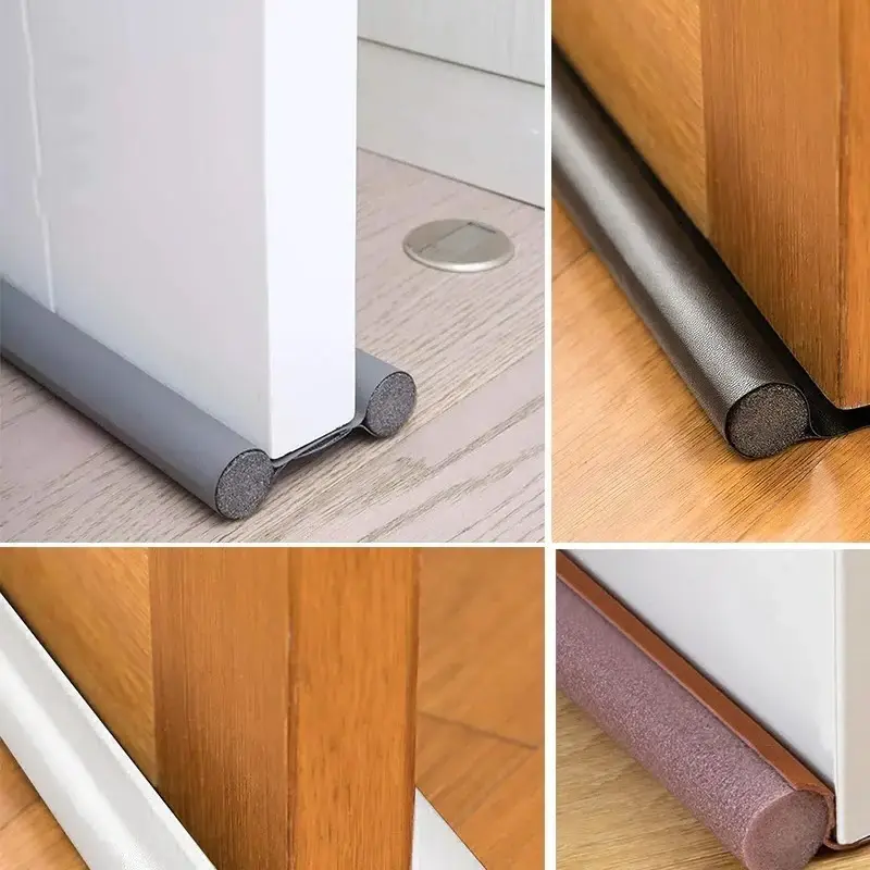 Anti-Cold Under Door Strip Washable And Removable Door Draft Stopper Weather Stripping Door Bottom Seal Strip Foam Weatherstrip