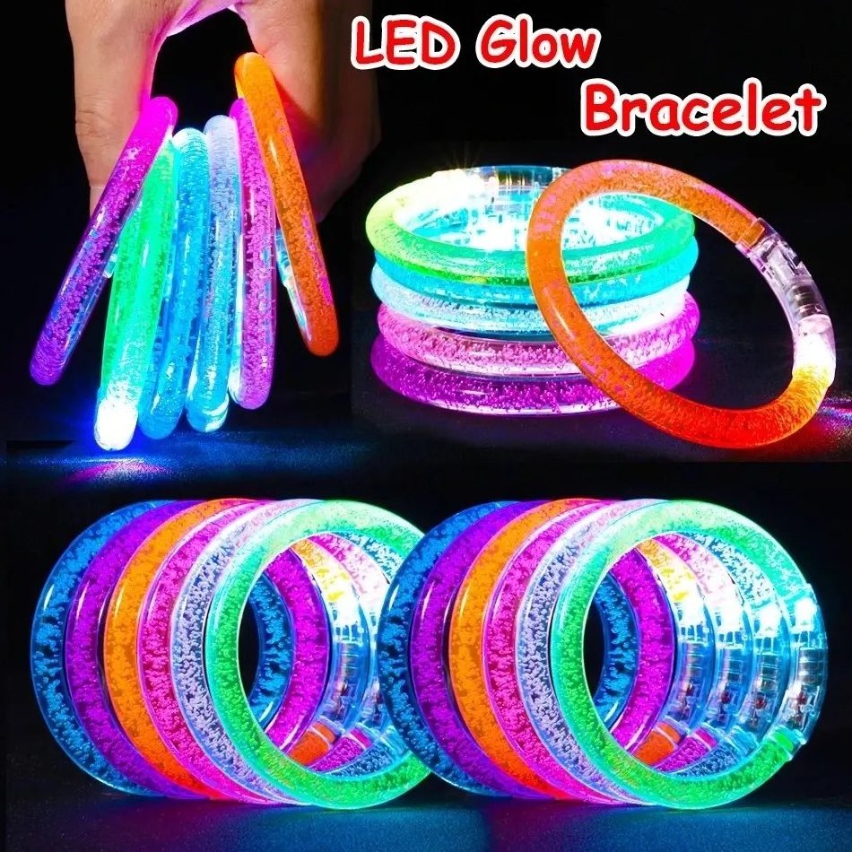 Led Foam Sticks LED Light Up Toys Party Favors Glow in the Dark Party Supplies Neon Sunglasses LED Bracelets Wedding Decoration