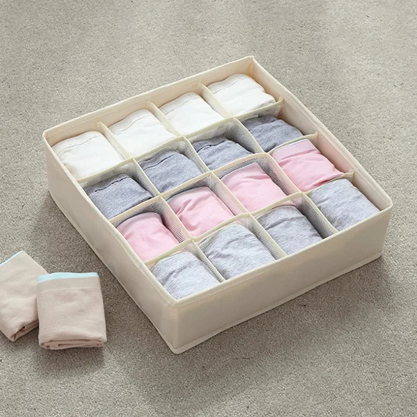 Organizer for Underwear Socks Bra Pants Scarf Tie Storage Box Jeans Clothing Organization Dividers for Drawers Clothes Organizer