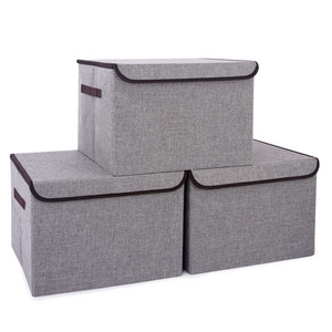 Non-Woven Storage Box Foldable Organizer Cube Basket Bin Container  for Clothes Book Socks Closets Storage Organizer