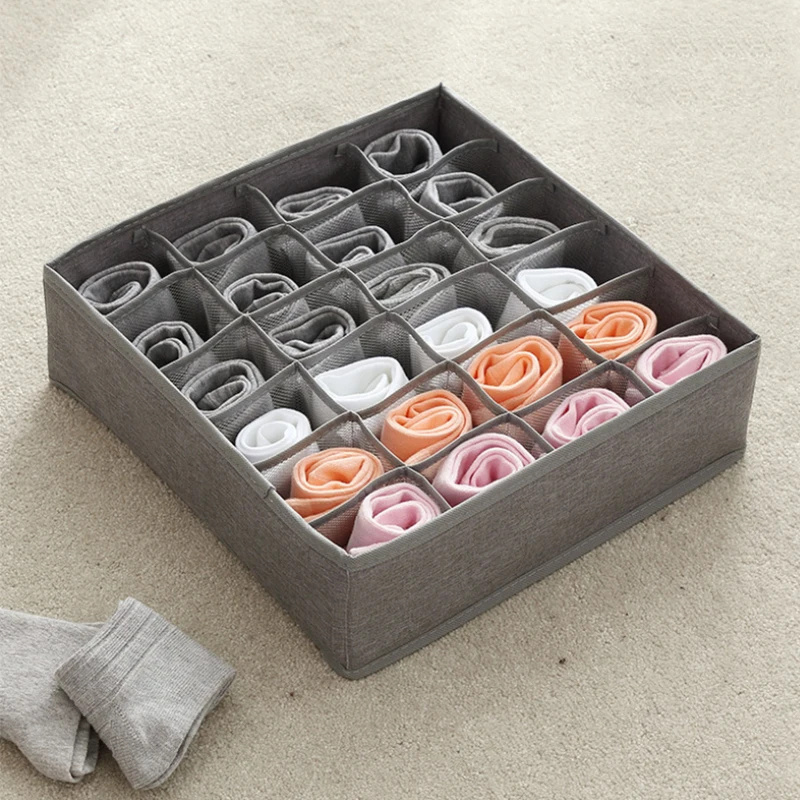 Organizer for Underwear Socks Bra Pants Scarf Tie Storage Box Jeans Clothing Organization Dividers for Drawers Clothes Organizer