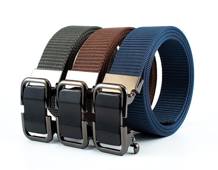 Lengthening Multiple Biker Design Tactical Nylon Belt Quick Adjustable Automatic Buckle Sturdy Nylon Belt  Nylon Belt