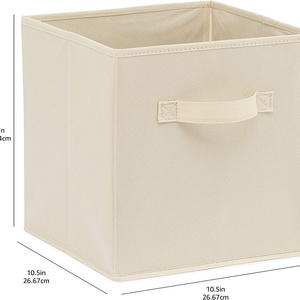 4008126 pack home shelf basket Collapsible Storage Cubes Foldable Closet Organizers collapsible Fabric Storage Bin Box