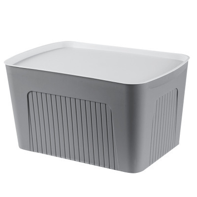 400828 Stacking cute white grey plastic small big storage boxes cube containers for sale with lids cube bins heavy duty trays