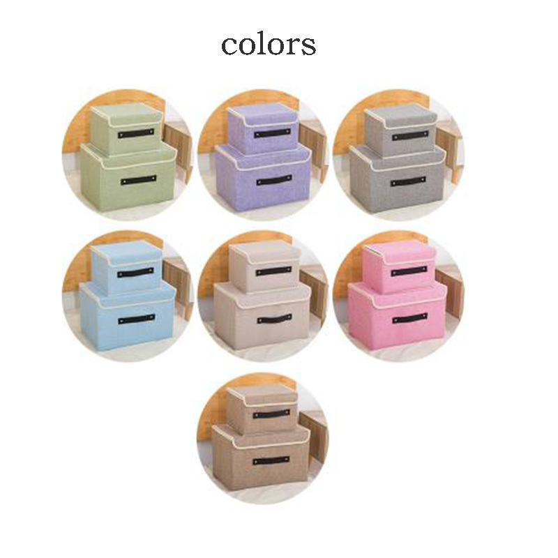 400834 China manufacturer top sale foldable storage box cube with lids and handles