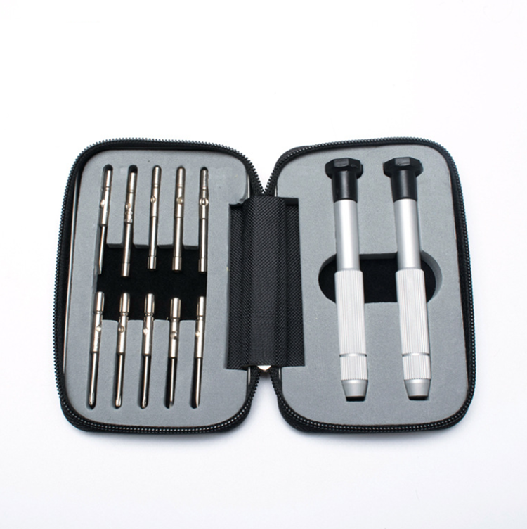 12 In 1 Screw Driver Precision Mini Multi Bit Phillips for Eyeglasses Mobile Screwdriver Set