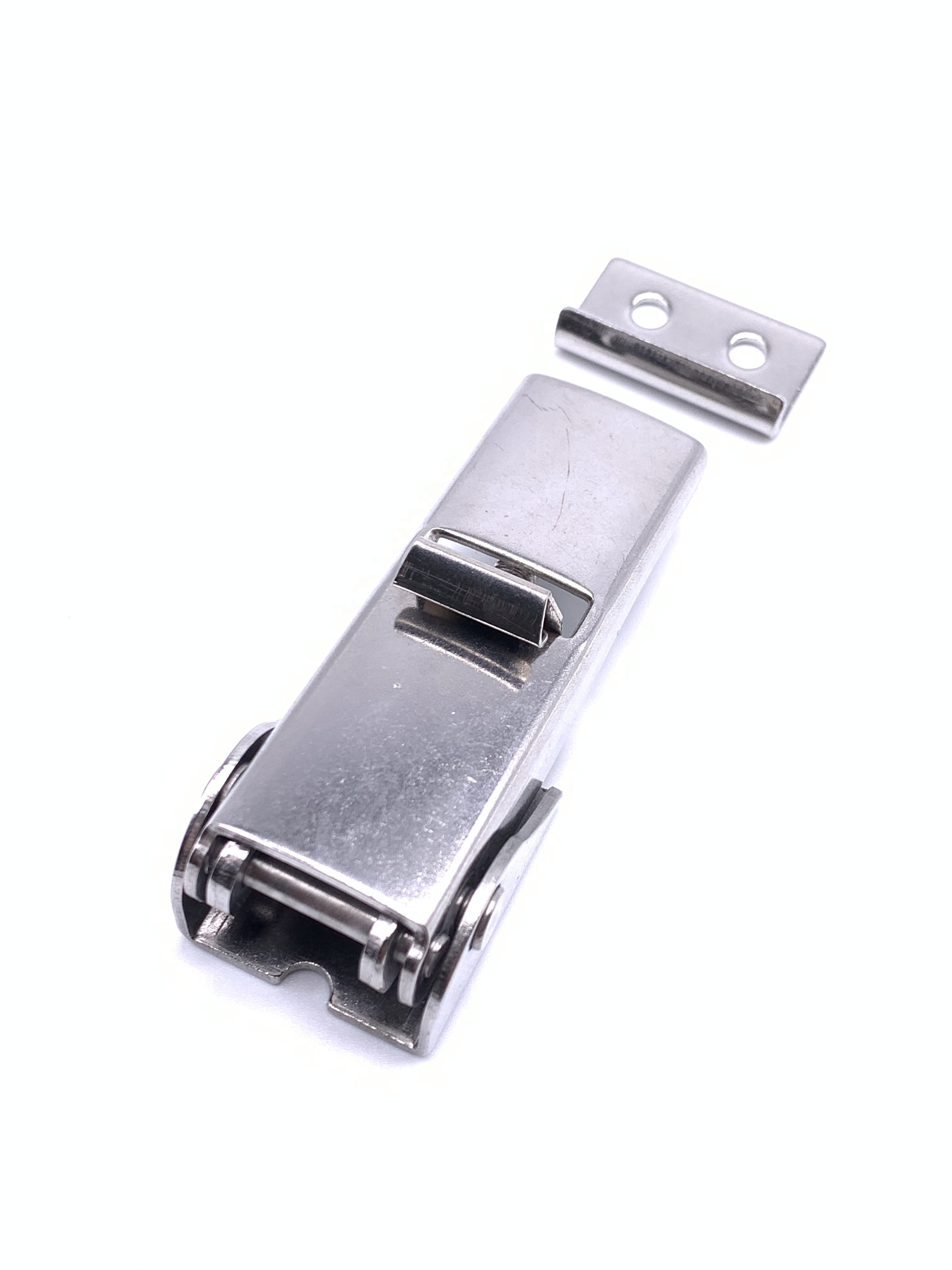 Stainless steel cabinet hasp lock