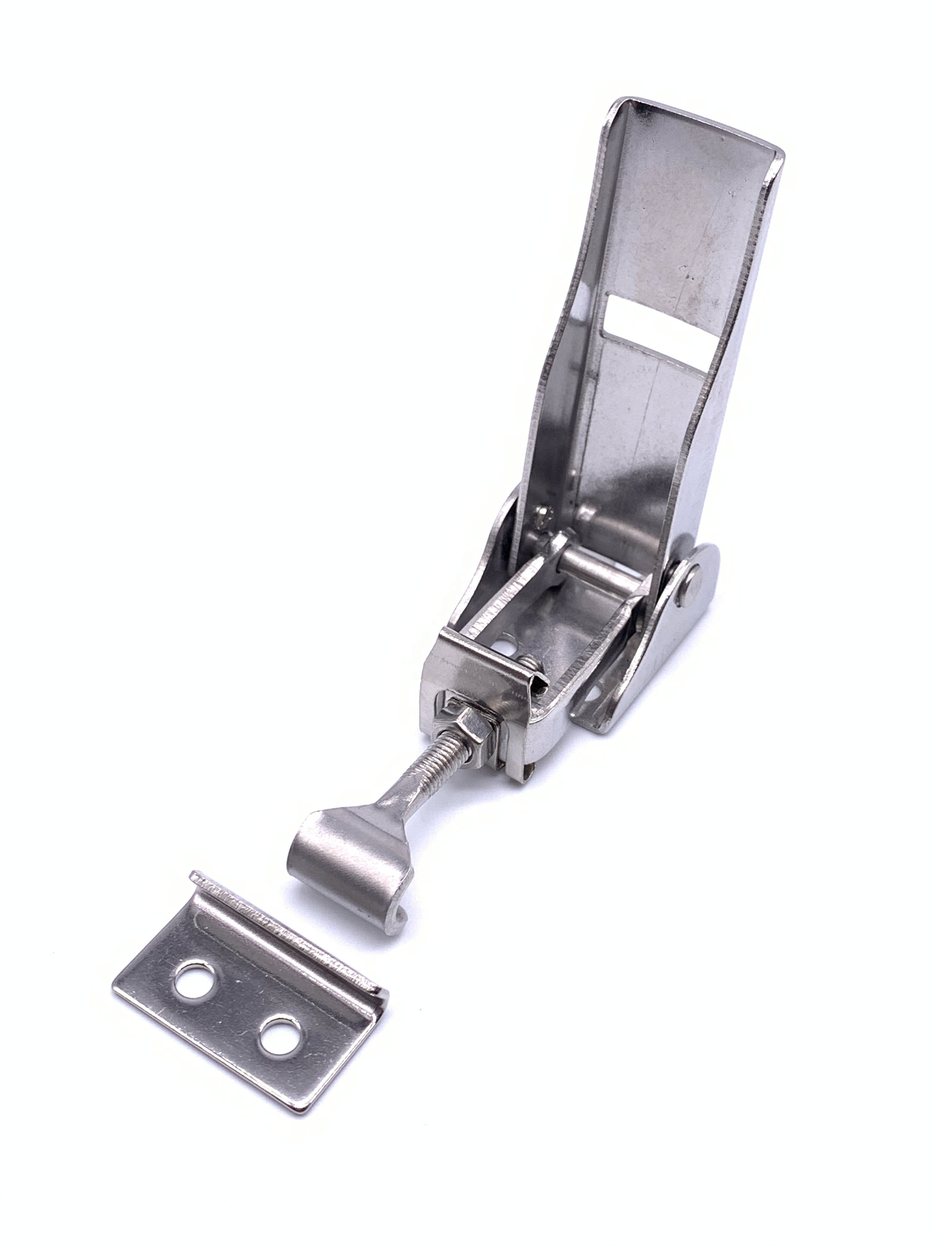 Stainless steel cabinet hasp lock