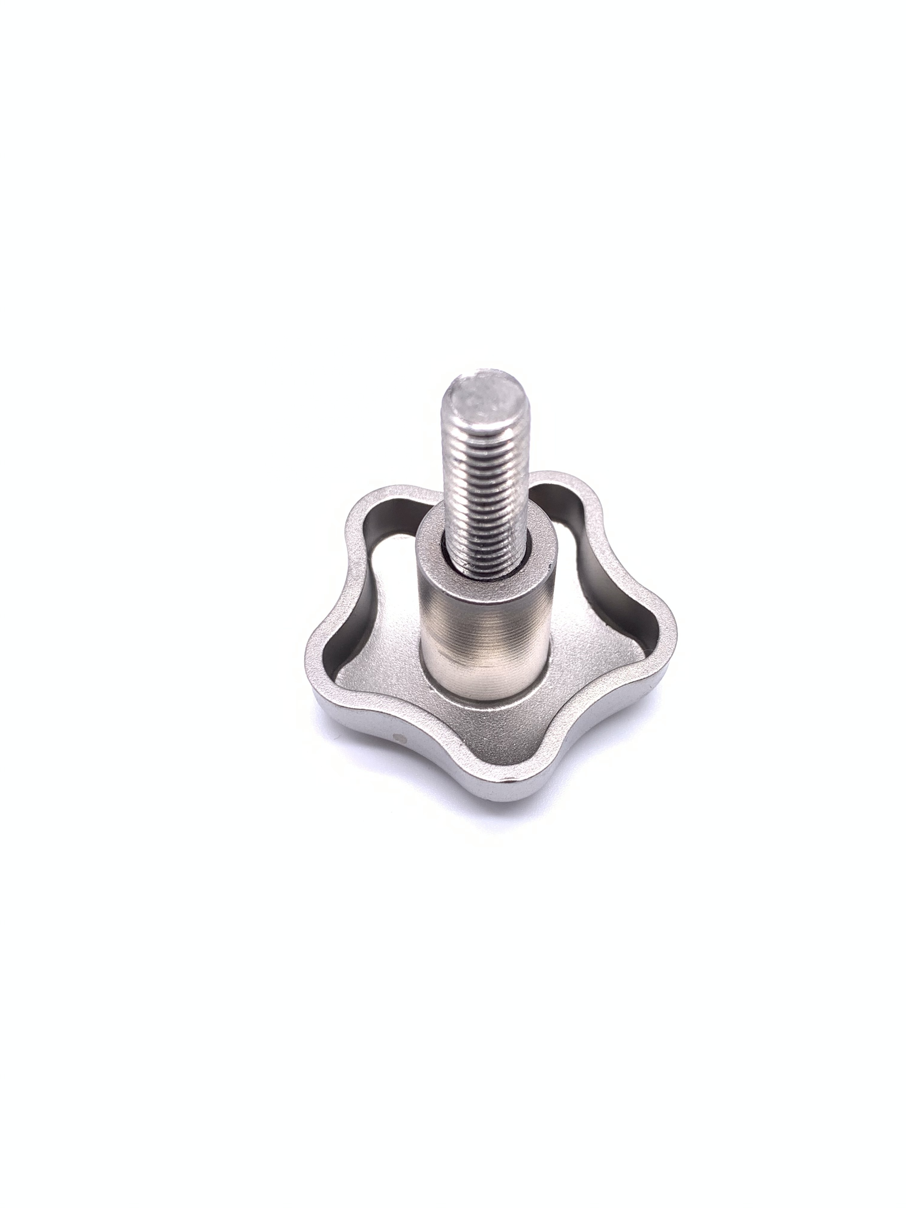 stainless steel  Five star clamping knob screw  five lobe knob with bolt