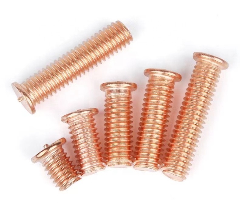 Carbon steel weld studs bolt welding stud with copper plated