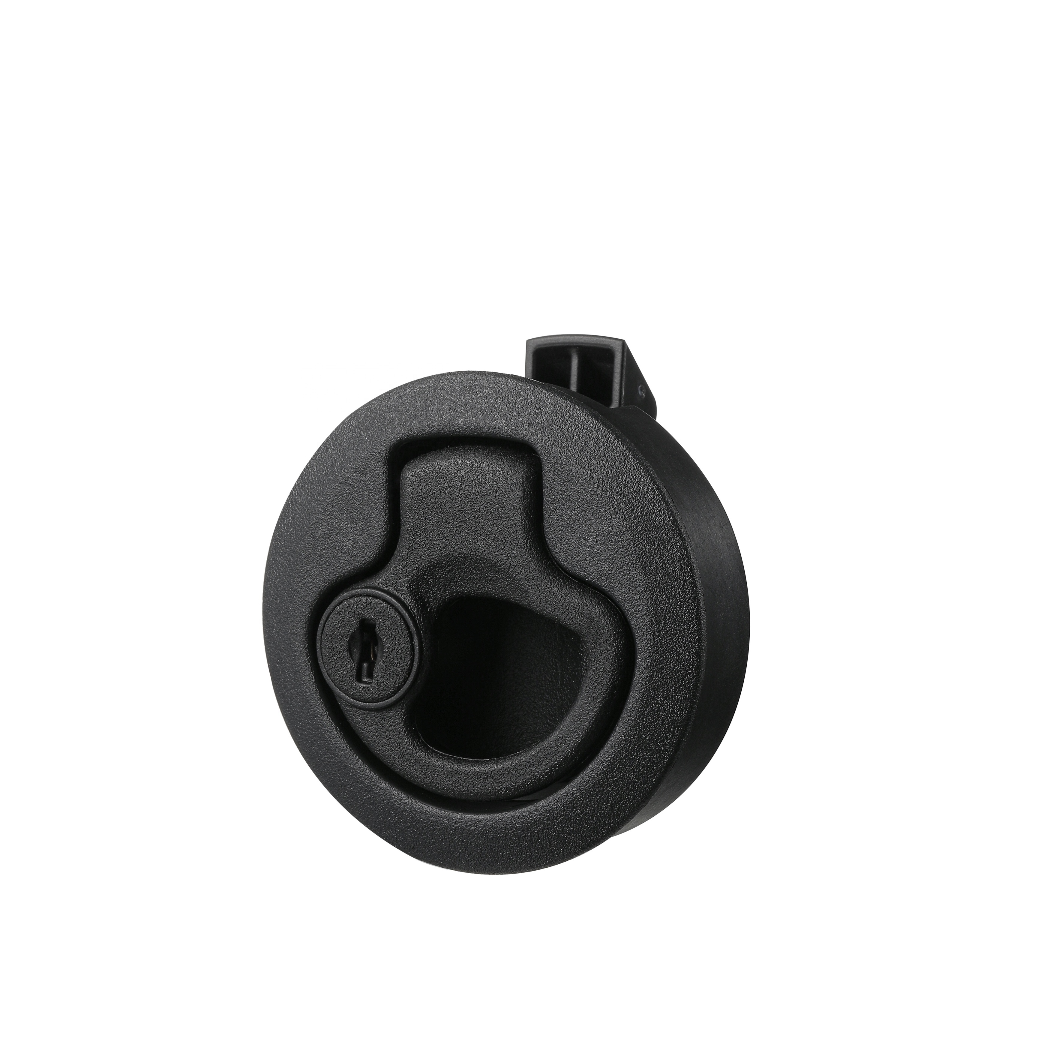 BLACK NON-LOCKING FLUSH PULL LATCH BOAT HATCH LATCH