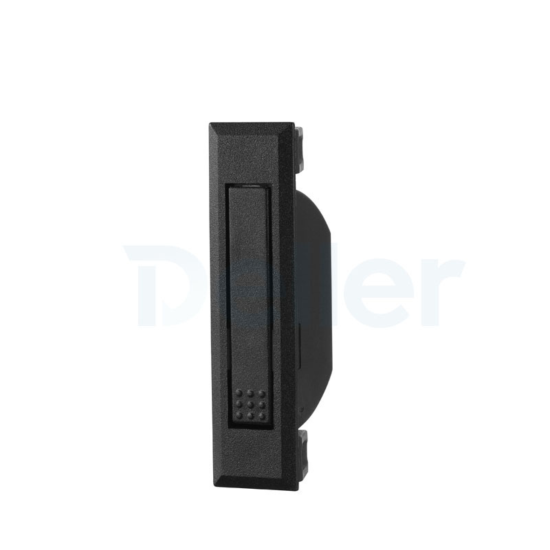 Industrial cabinet handle black plastic handle