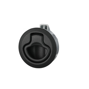 BLACK NON-LOCKING FLUSH PULL LATCH BOAT HATCH LATCH