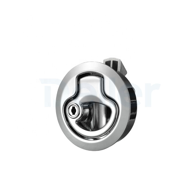 BLACK NON-LOCKING FLUSH PULL LATCH BOAT HATCH LATCH