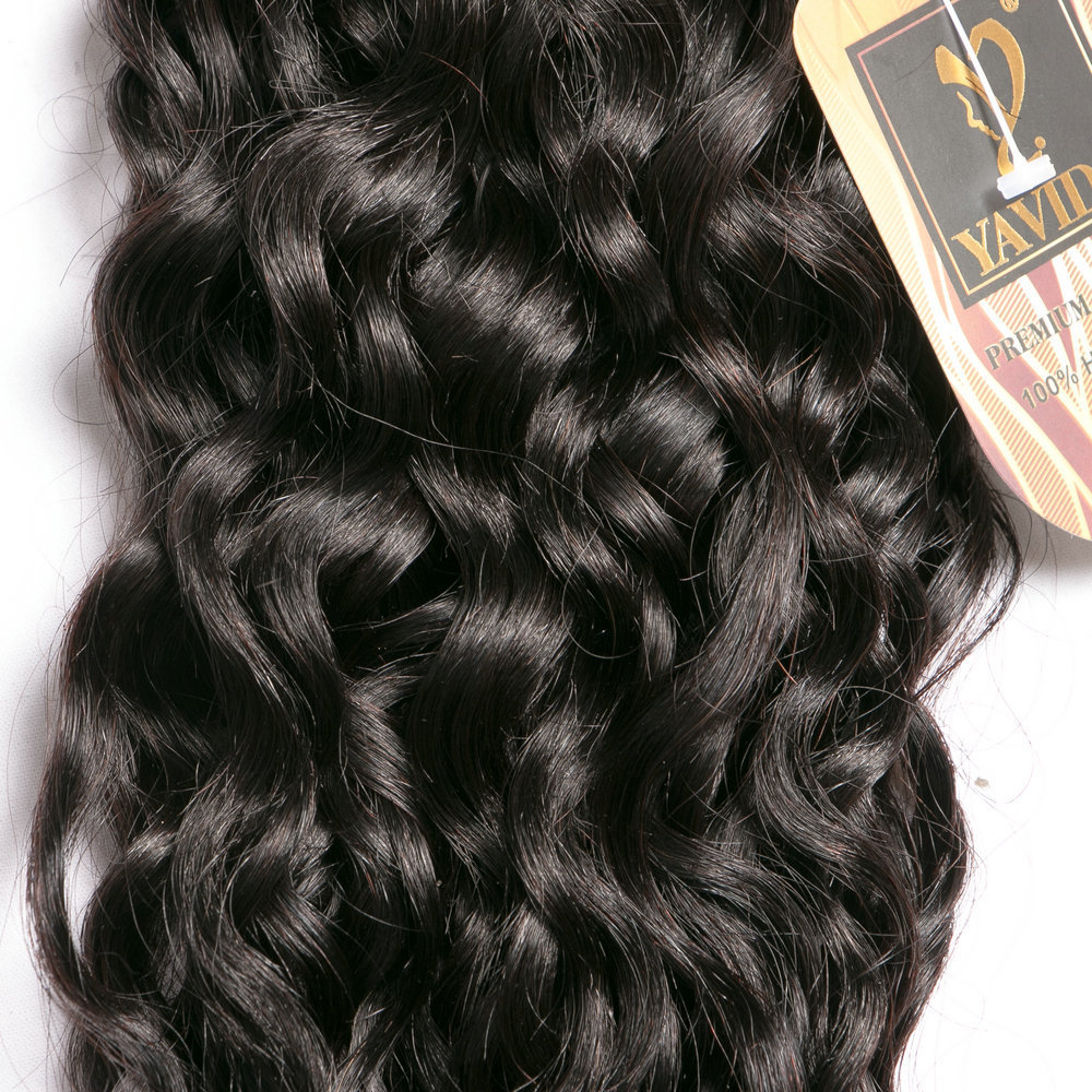 wholesale virgin hair vendors  100% human hair weft water wave human  virgin indian hair extension fast shipping