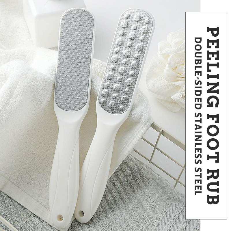 Foot File Heel Grater For The Feet Pedicure Rasp Remover Stainless Steel Scrub Manicure Nail Tools