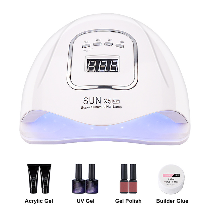 Outside the classic SUNX5MAX smart sensor nail light 45 light beads 120W quick nail grill light Nail salon must have