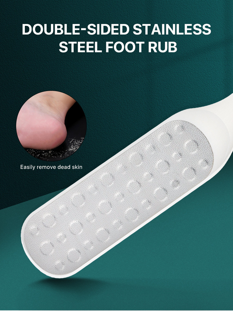 Foot File Heel Grater For The Feet Pedicure Rasp Remover Stainless Steel Scrub Manicure Nail Tools