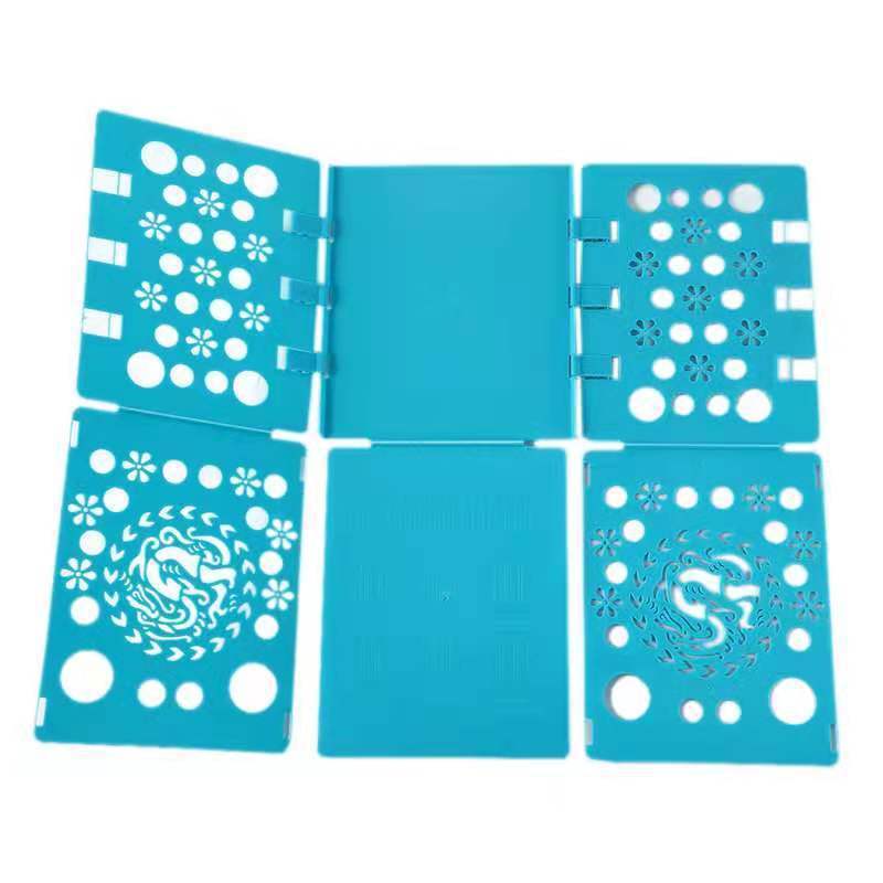 New wholesale plastic portable clothes folding tool easy fast folding T-shirt folder flip clothes fold board