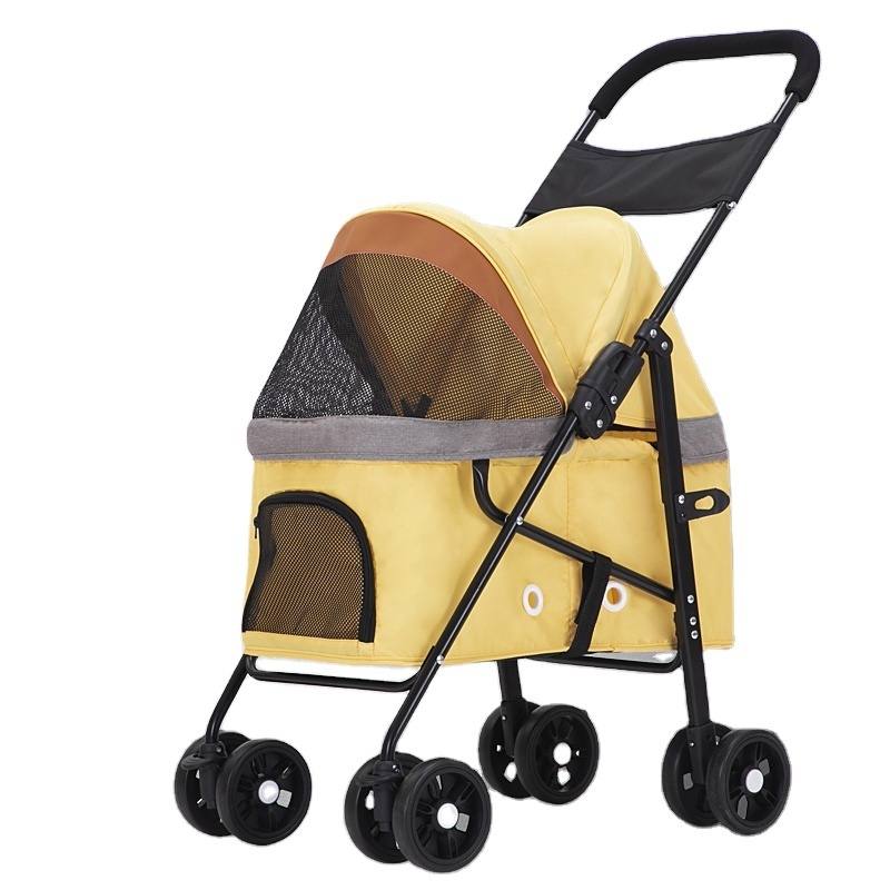 Outdoor portable luxury folding doggie child toy small dog cat pet pram carrier stroller push chair stroller