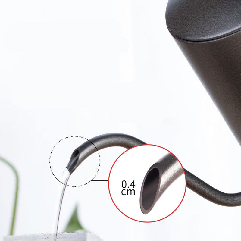 250/350/600ml kitchen high quality 304 stainless steel gooseneck fine long mouth hand brewed drip kettle tea coffee pot