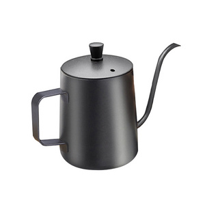 250/350/600ml kitchen high quality 304 stainless steel gooseneck fine long mouth hand brewed drip kettle tea coffee pot