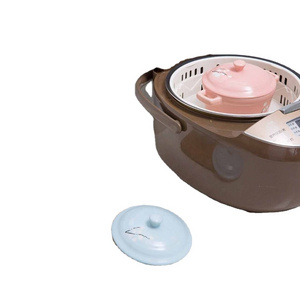 Mini Ceramic Casserole Soup Pot with Handle Ceramic Cookware Cooking Pot Milk Egg Stew Pan Kitchen Pots