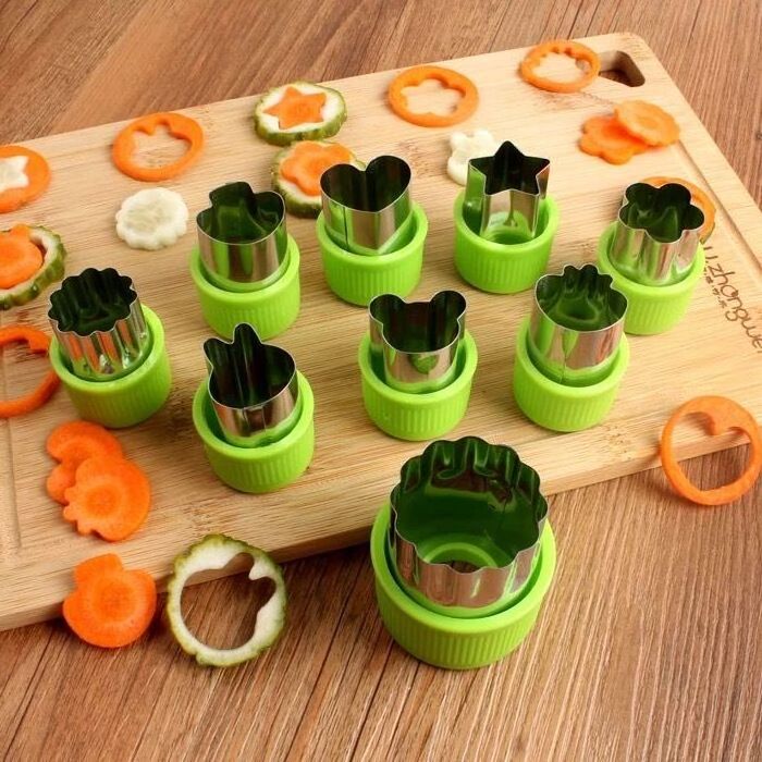 Vegetable Cutter Shapes Stainless Steel Durable DIY Fruit Cookie Stamps Cake Food Cutting Mold Kitchen Tool