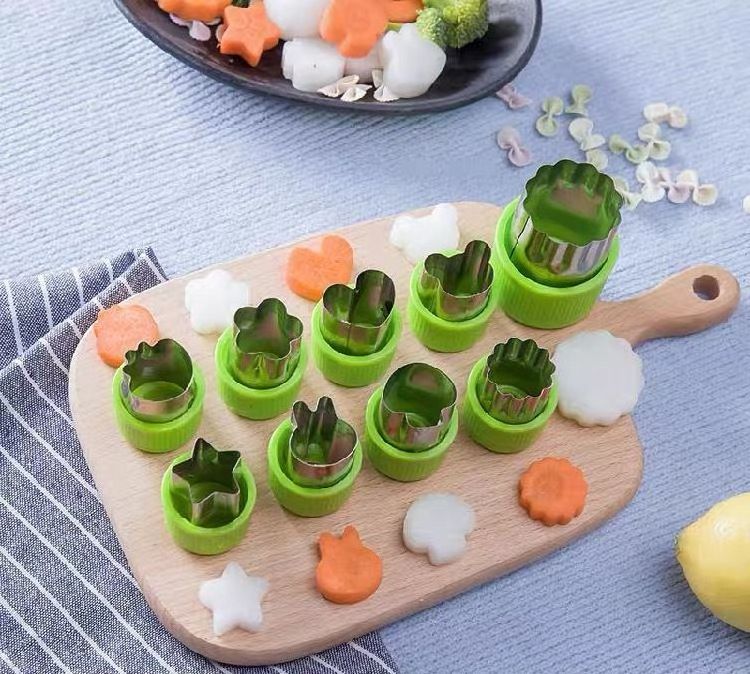 Vegetable Cutter Shapes Stainless Steel Durable DIY Fruit Cookie Stamps Cake Food Cutting Mold Kitchen Tool