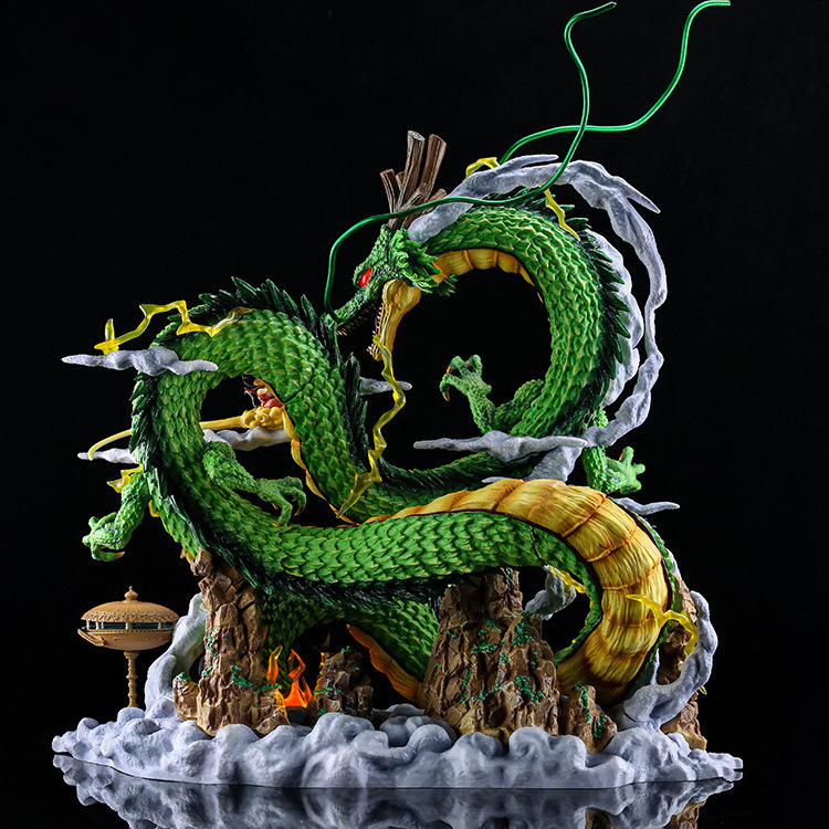 Anime High Quality 54cm Shengon And Goku Dragonball Z Figure Big Size Dragon Action Figure Statue