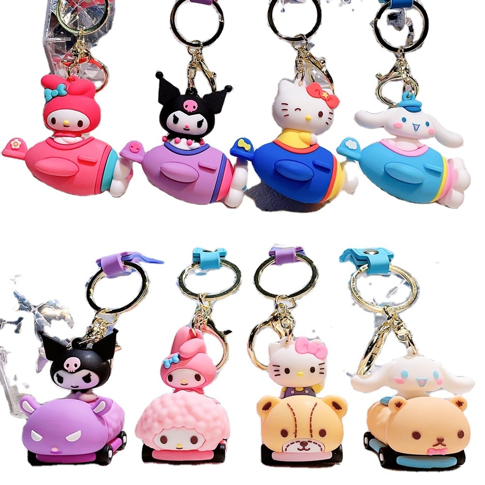 wholesale Cute Kuromi projection camera Sanrio Keychain Women Bag Pendant Key Chain sanrio