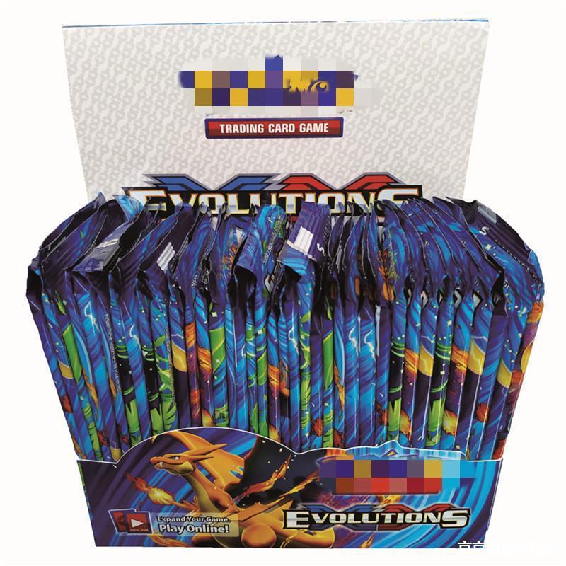 New Pokemoned Booster Card Box 324Pcs/box Pokemoned XY SUN Trading Cards Anime Booster Box Pokemoned Carte Card