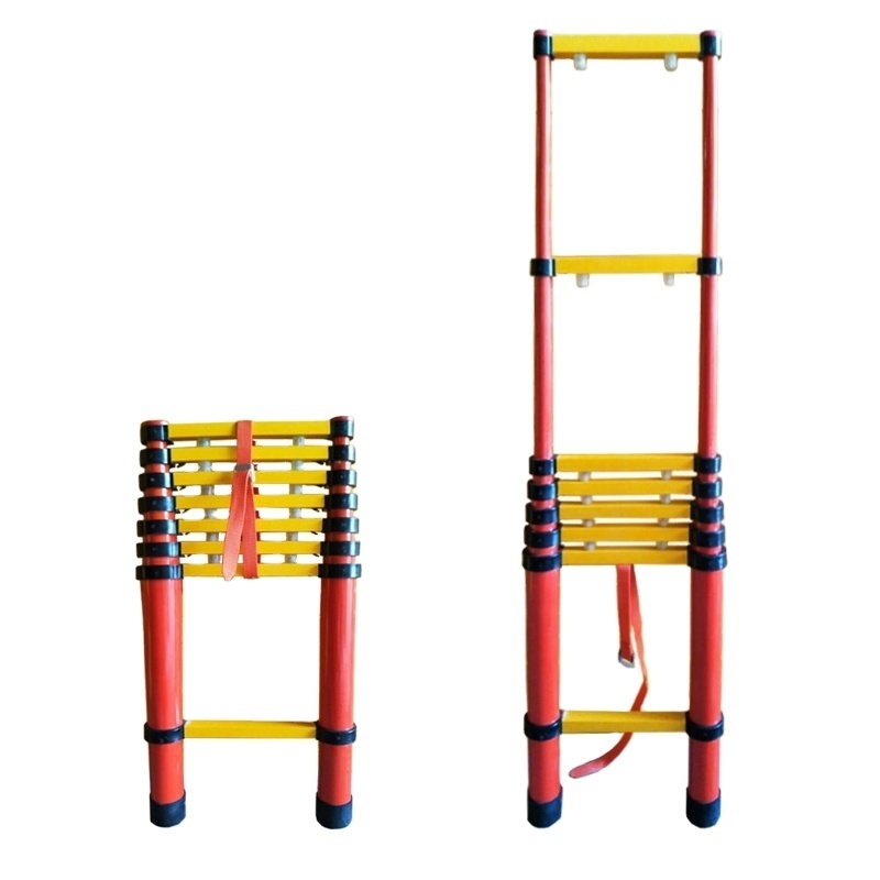 2m - 5m fiberglass telescopic step ladder