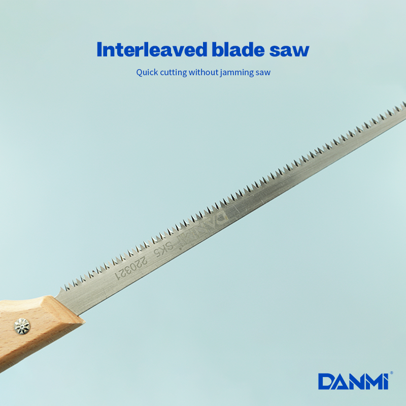 DANMI wood handle Hand saw tree cutting household easy cut small mini saw