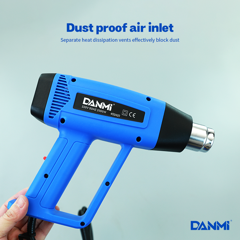 Hot air gun 220v 7.5A   Power 200 Fast Heating Variable Temperature Adjustable  Speed Heat Gun Hot