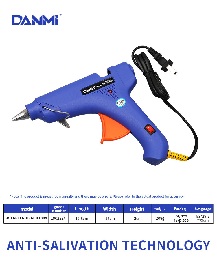 Hot melt glue gun 100w High temp heater repair DIY tool Constant temperature heater hot melt glue gun