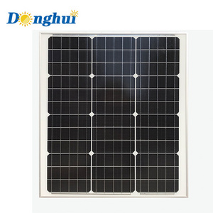 Yiwu Donghui solar panel 50 watt mono paneles solares tipo tejas Used to generate electricity for street lighting