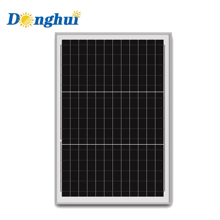 Donghui 10w 20w 30w 40w 50w 60w 80w 100w solar panels 12v high quality high conversion solar panel mounting structure