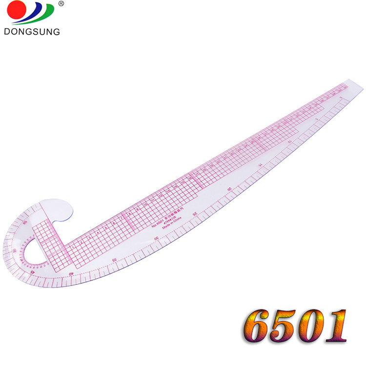 7 Pcs of sewing ruler set plastic French Curve tailor cloth measuring tool