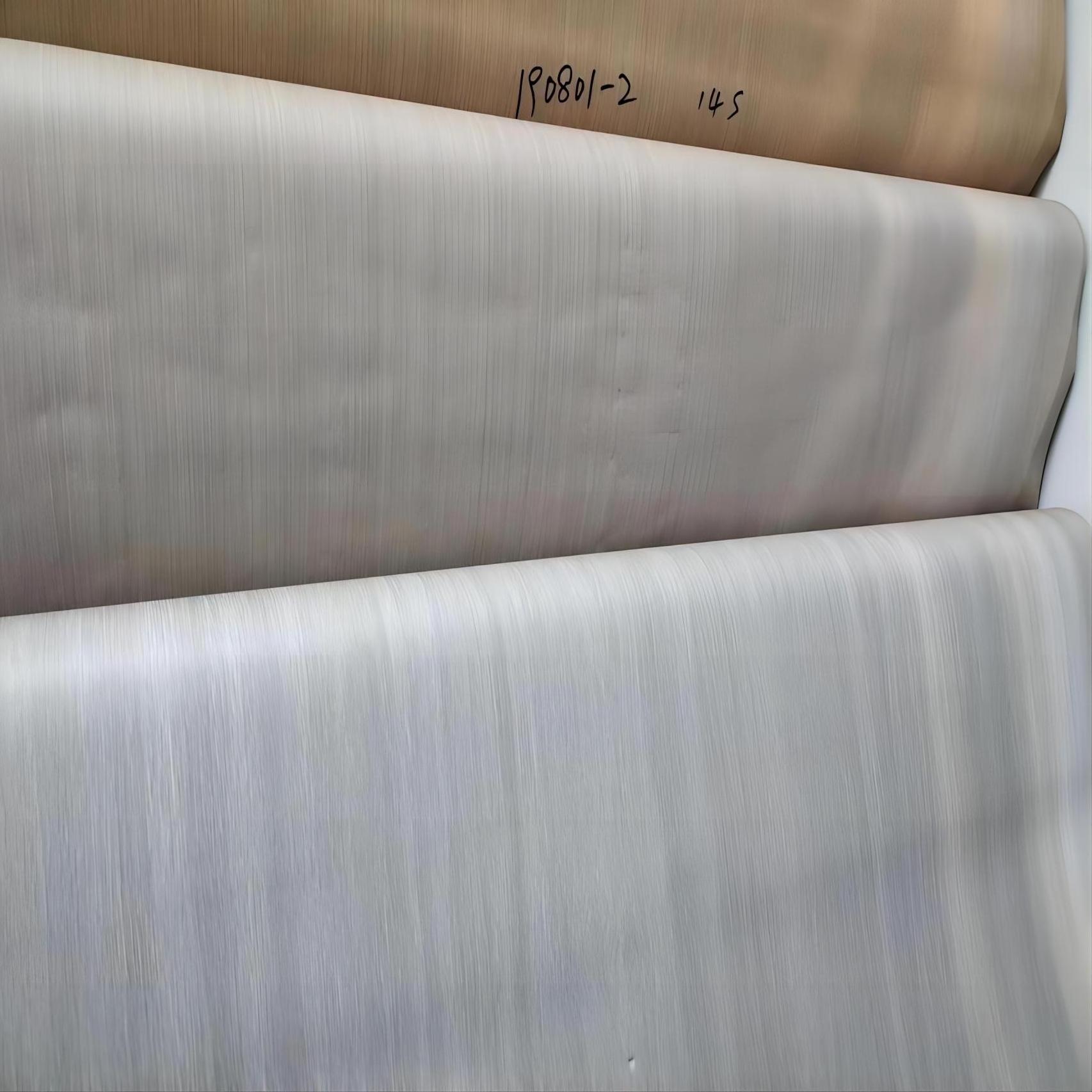 Cheap Price  not self-adhesive pvc decorative Film Roll For Plywood Wood Veneer Wall Panels