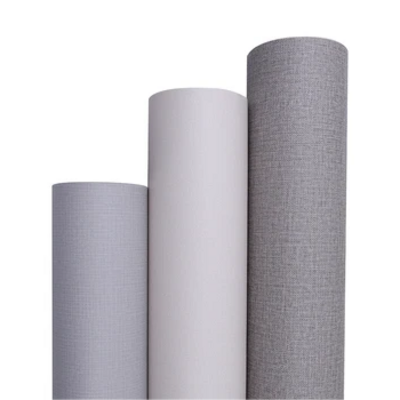 Cheap Price  not self-adhesive pvc decorative Film Roll For Plywood Wood Veneer Wall Panels