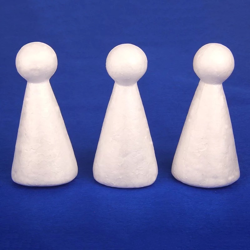 YIPI toy foam cone people/styrofoam doll