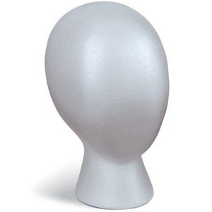 Yiwu cheap polystyrene styrofoam foam wig head